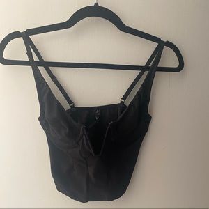 Cute black corset top